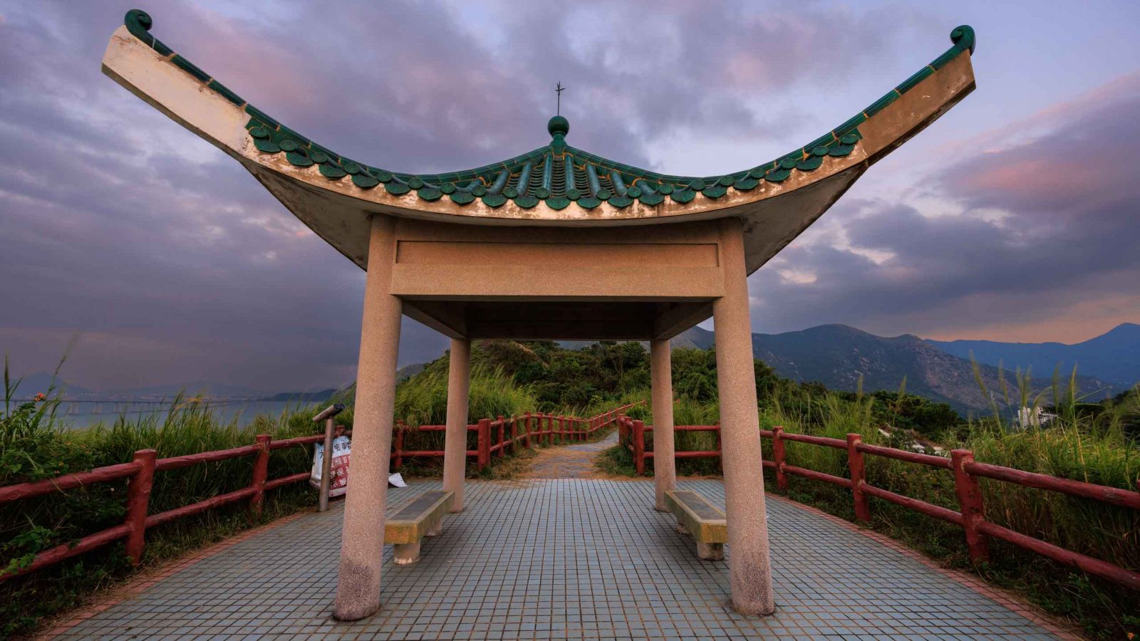 The viewing pavilion